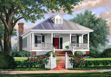 southern-style country cottage hous metal home cost|southern metal roof cottage plans.